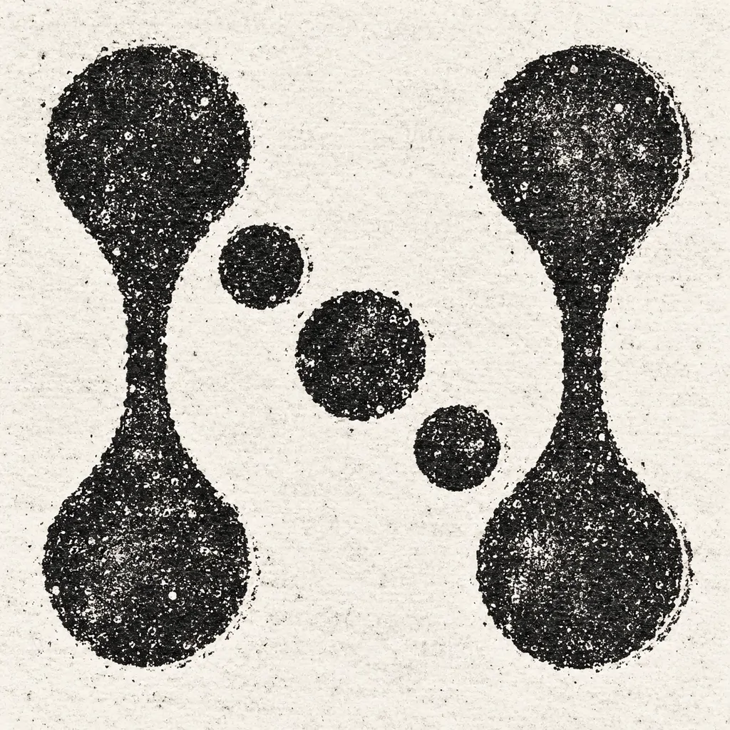 Das Logo von Neural Technology, neu interpretiert im Stil „Brutalismus“