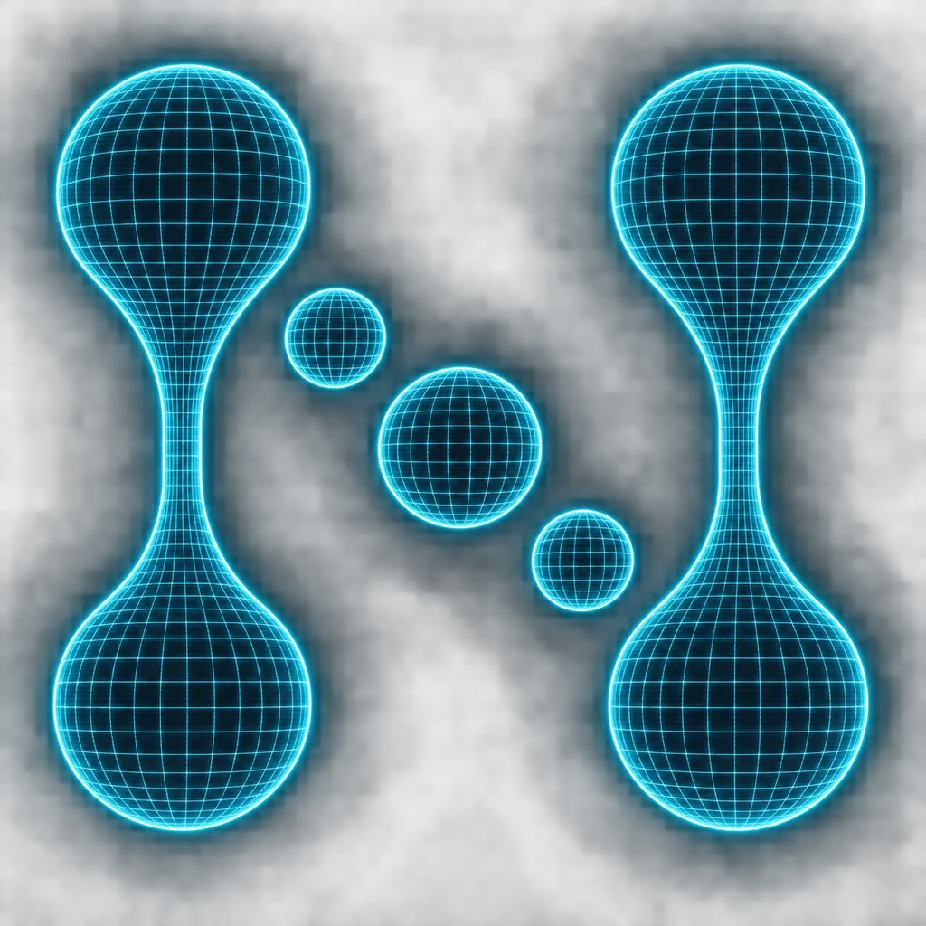 Das Logo von Neural Technology, neu interpretiert im Stil „Sci-fi HUD“